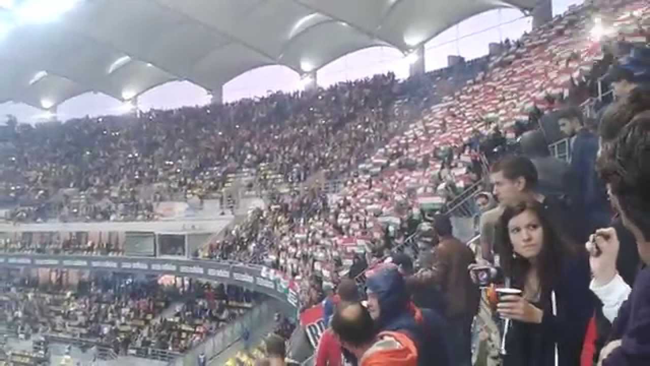 Imnul ungariei nu se aude deloc pe Arena Nationala ROMANIA ungaria 11.10.14
