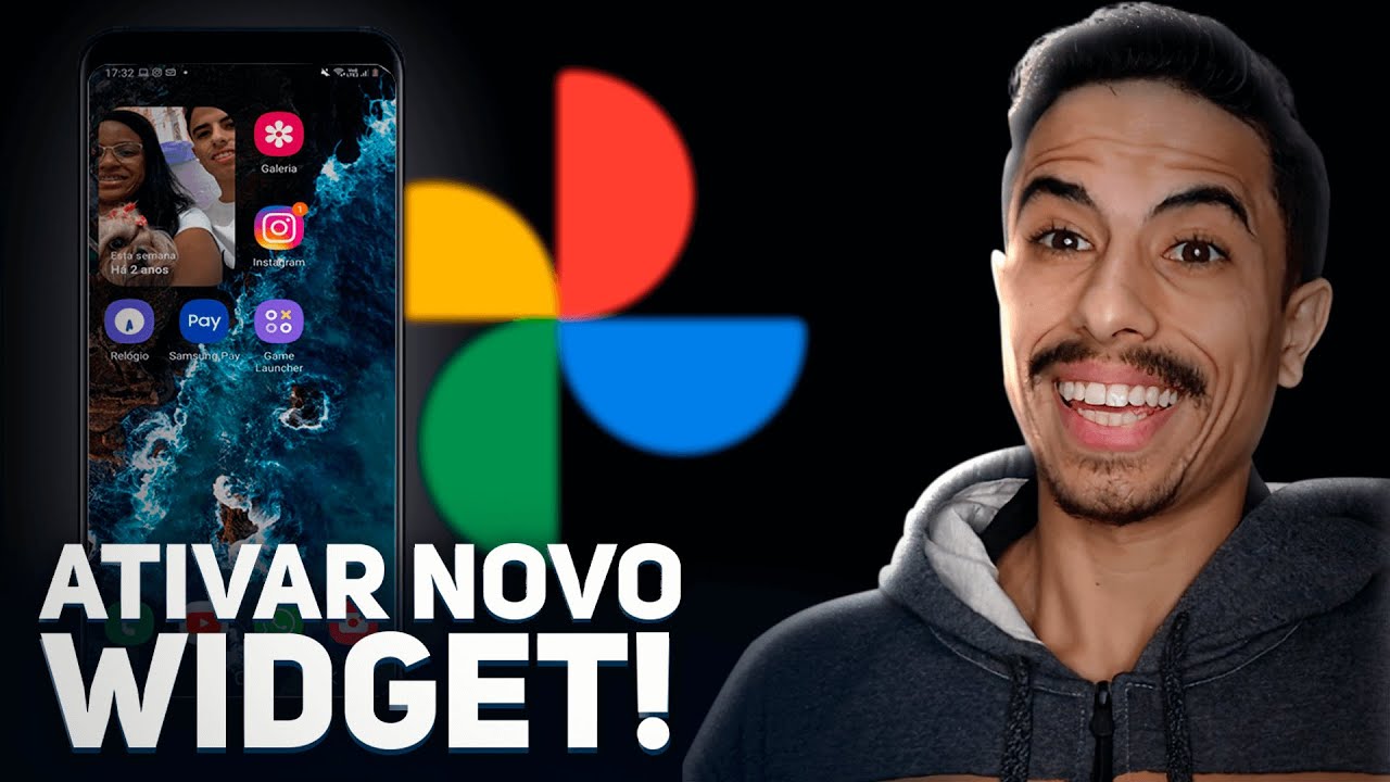 Como colocar WIDGET DO GOOGLE FOTOS na tela inicial do celular | NOVA FUNÇÃO!