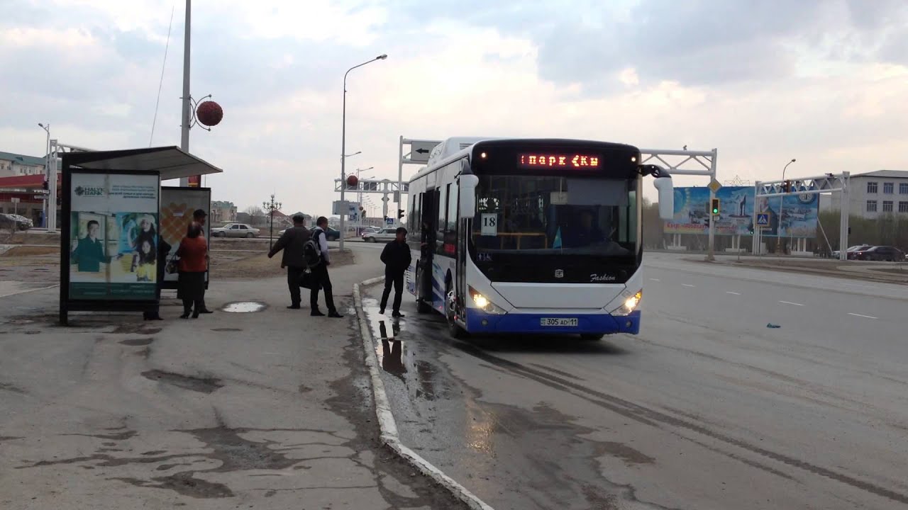 Zhongtong bus in Kyzylorda