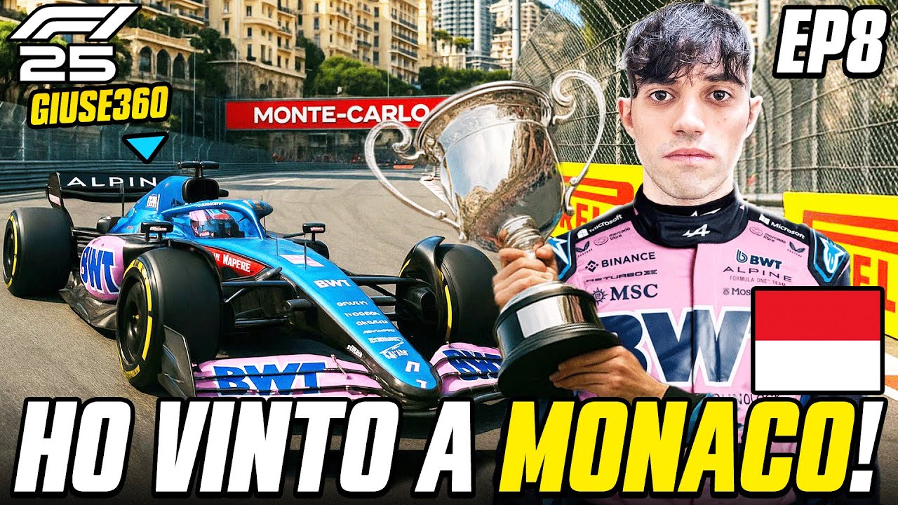 HO VINTO A MONACO?! - LA GARA PIÙ PAZZA DI SEMPRE! - F1 25 CARRIERA PILOTA EP.8