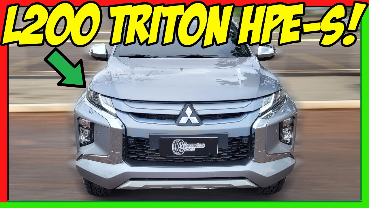 ✅L200 TRITON SPORT HPE-S 2.4 DIESEL 4X4 2021/2022!😎Pontos POSITIVOS👍e NEGATIVOS👎e 0 a 100 km/h!