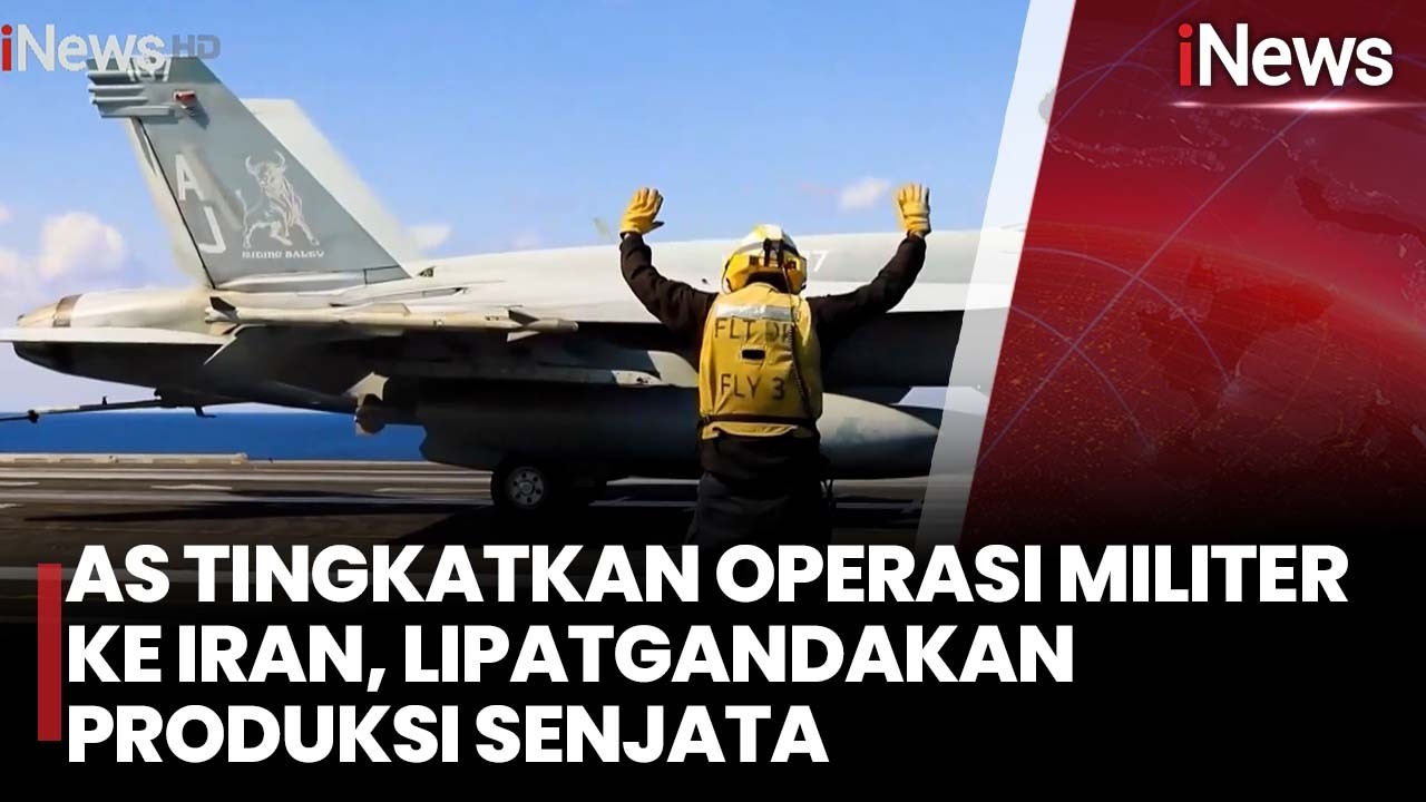 AS Tingkatkan Operasi Militer ke Iran, Lipatgandakan Produksi Senjata | iNews Room 7/3