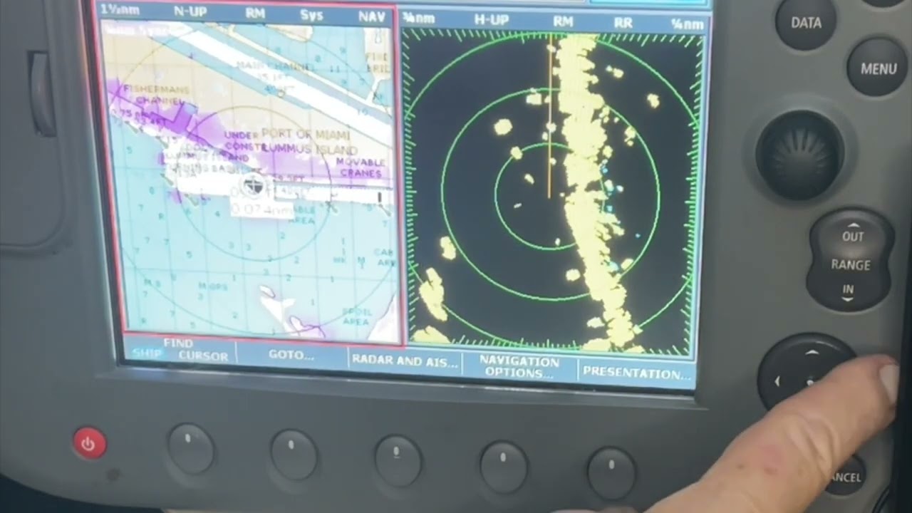 Демонстрация Raymarine C80