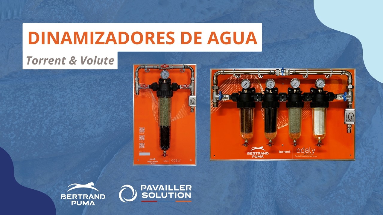 Dinamizadores de agua VOLUTE, TORRENT | Bertrand Puma | Filtración y purificación del agua panadería
