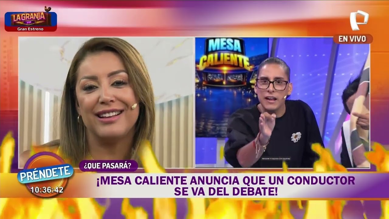 Mesa Caliente anuncia que un conductor se irá del debate