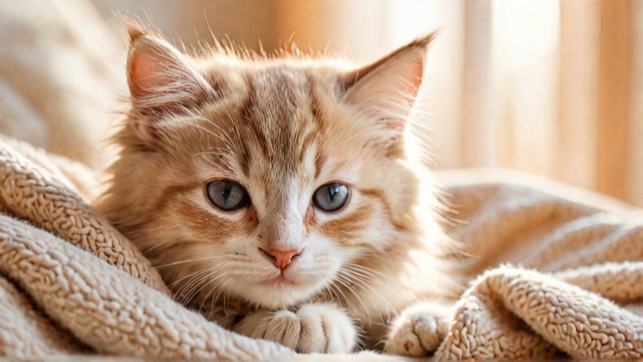 30 Minutes of Adorable Cute Baby Cats And Kittens ,Sleeping Purring Relaxing Music