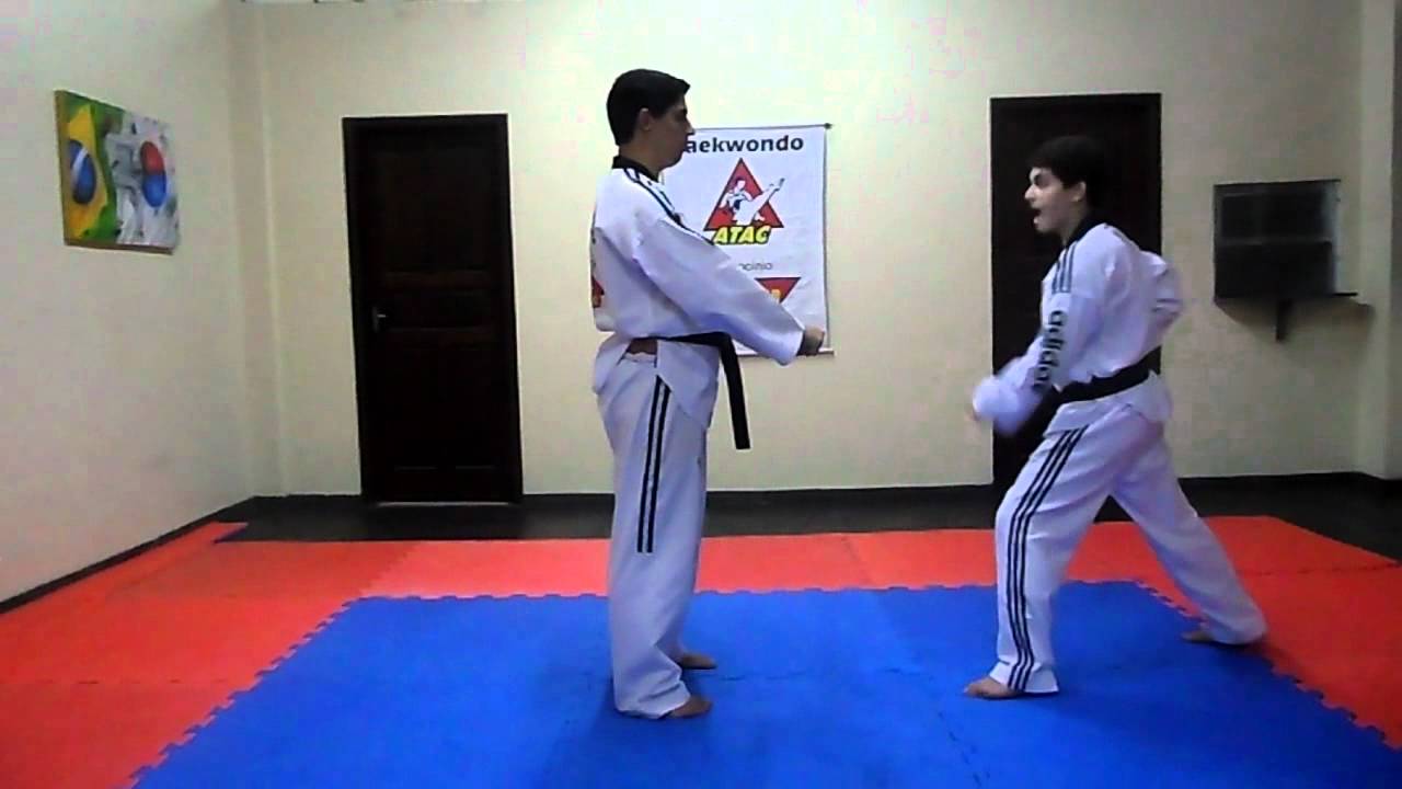 Taekwondo - Sebon kyorugui 1 ao 6 - Alan do Carmo e Renato Barradas