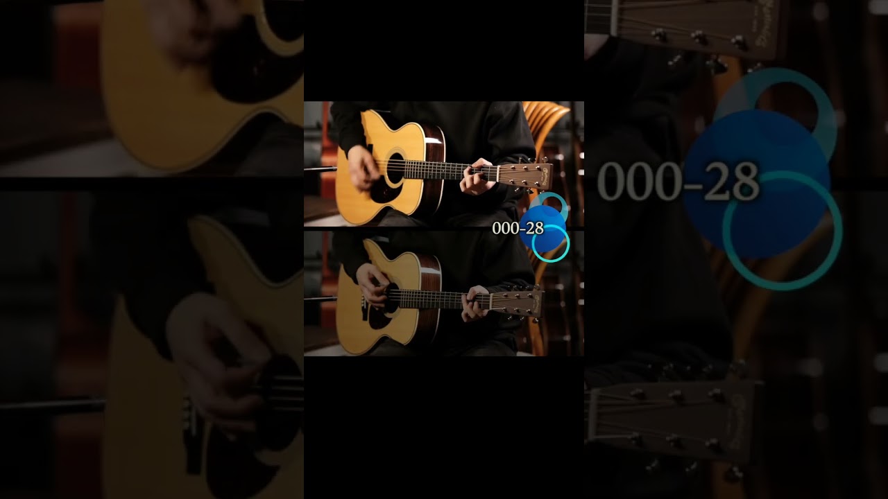 Martin 000-28 vs OM-28 / Martin comparison #martin