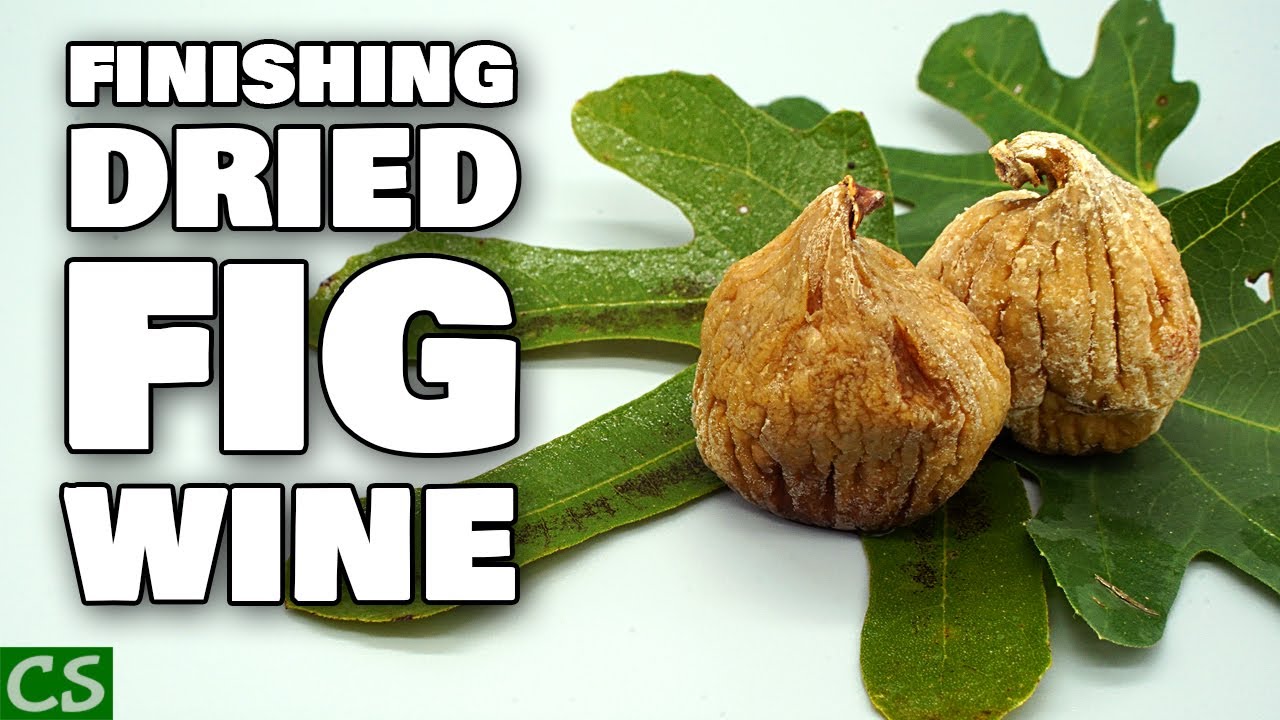 Fig Wine Finishing and Bottling -Backsweeten with Non-Fermentable Sugars