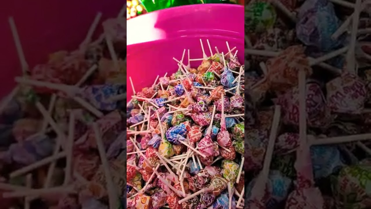 🍭🍭SATISFYING YUMMY LOLLIPOPS DUM DUMS ORIGINAL MIX FLAVORS  #shorts #dumdums #lollipops #asmrsounds