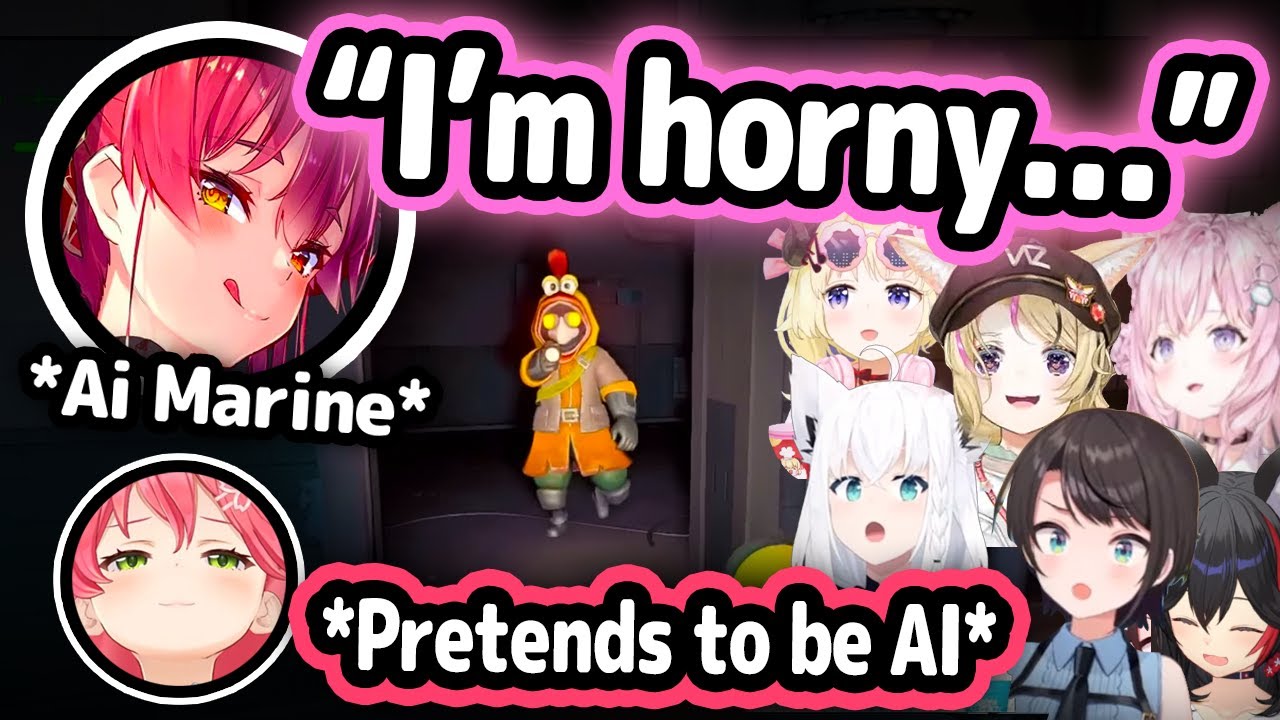 Game Copying Marine's Lewd Voice Lines and Other HoloGirls' Voices Accurately Is Hilarious【Hololive】
