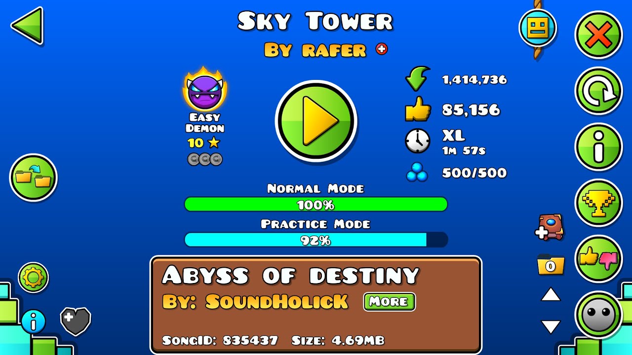 👹 #5 - Sky Tower [Easy Demon] | Geometry Dash