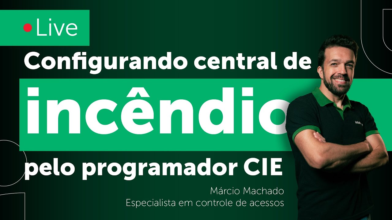 Como configurar a central de Incêndio CIE