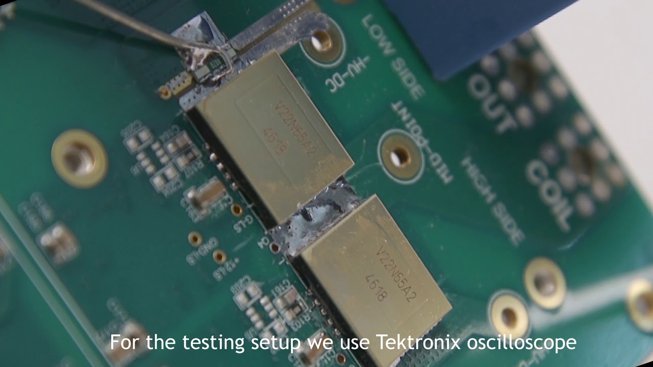 VisIC GaN device double pulse test
