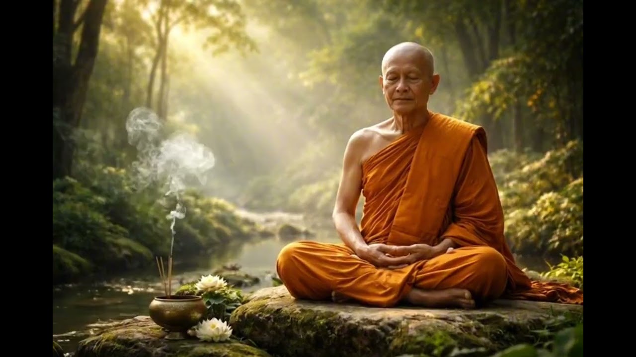 30 Minutes of Stillness | Peaceful Monk Meditation#abundancemindset #meditationmusic #relaxmusics