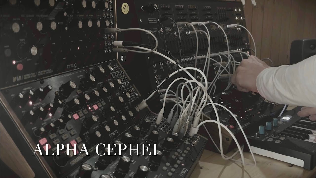 Alpha Cephei / Berlin School Style Sequencer jam / #spacemusic #moog  #arp2600 #behringer  #solina