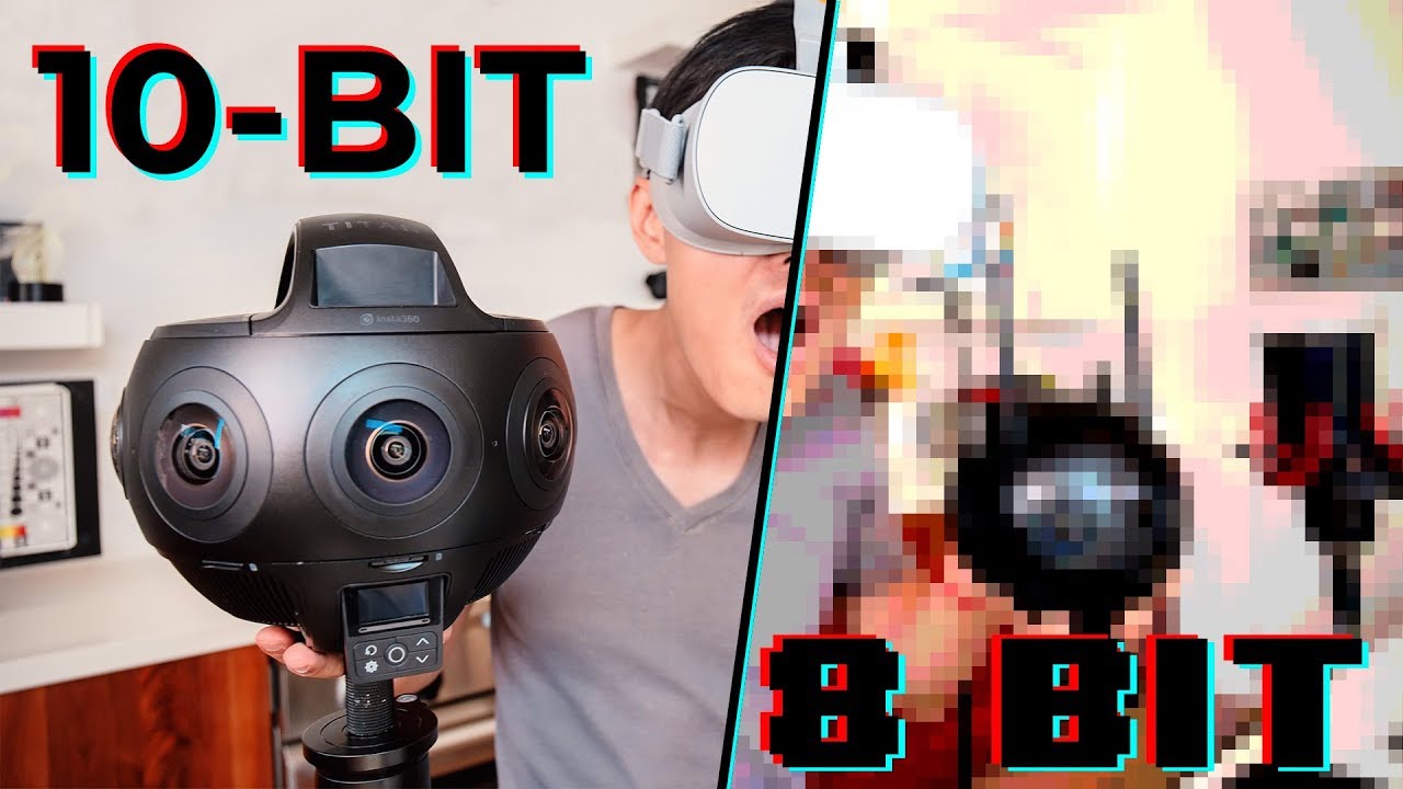 8-Bit vs 10-Bit Color Depth in 360VR | Insta360 Titan Hands-on Review