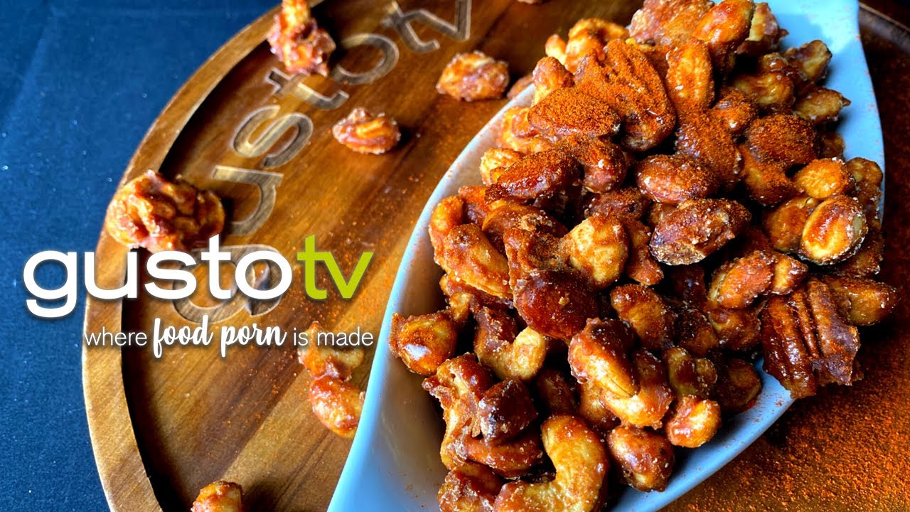 Sweet, Salty & Spicy Candied Nuts