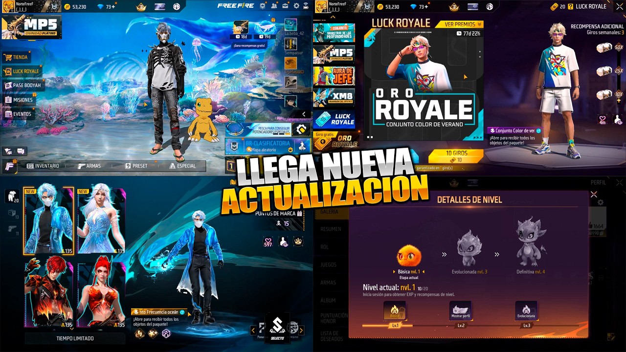 🌟DESCARGA YA NUEVA ACTUALIZACION OB53! ORO ROYALE - SISTEMA DE RACHA