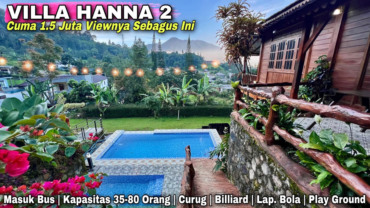 INI BARU KEREN‼️Villa Murah Meriah Deket Curug Cilember Viewnya Bikin Betah | VILLA HANNA 2