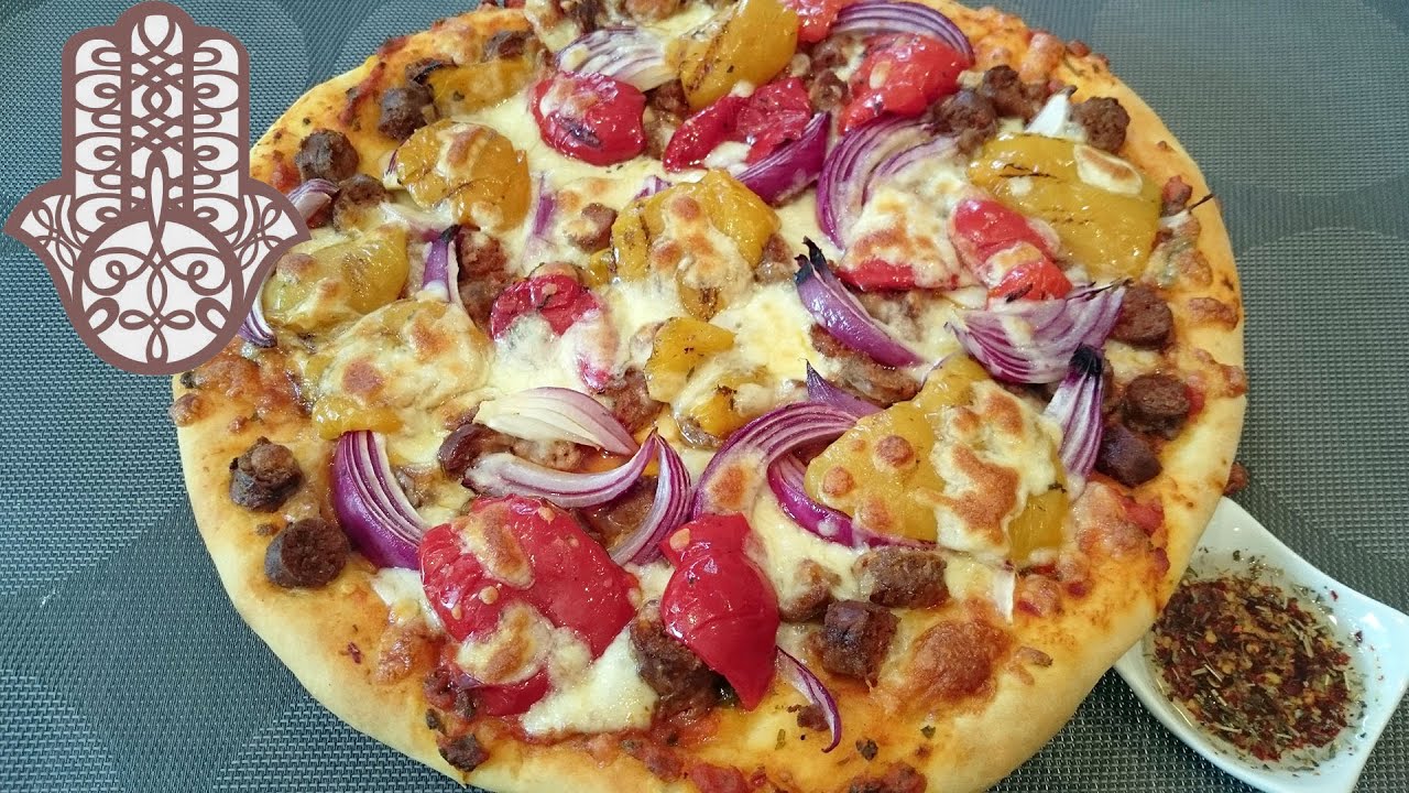 Pizza aux merguez