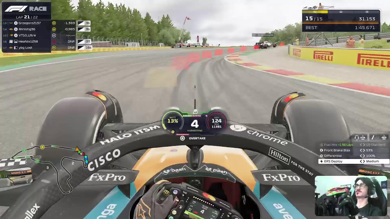 F1 League Race | Belgian Grand Prix | SRL