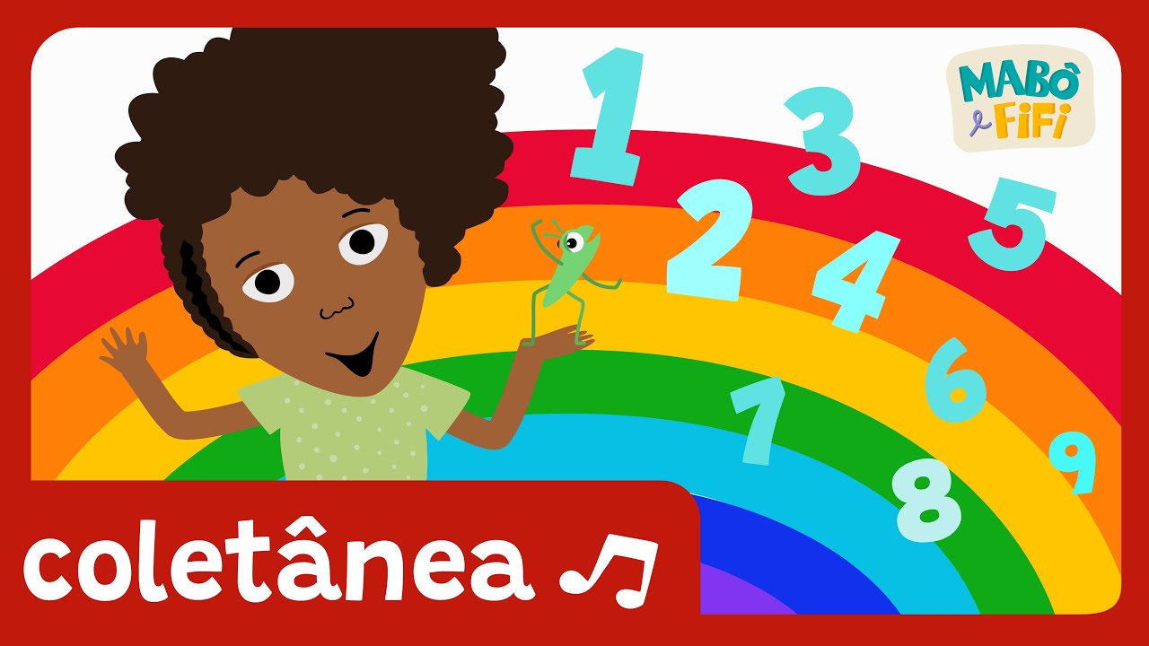 APRENDENDO OS NÚMEROS COM A MARIANA + CORES E LETRAS | vídeo musical infantil | @maboefifi