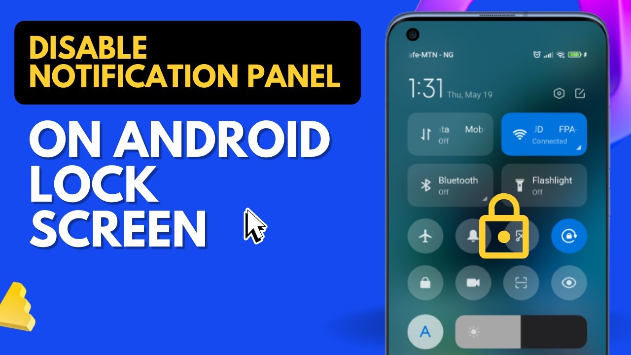 How to disable Notification Panel in Lock Screen On Android | MIUI 13