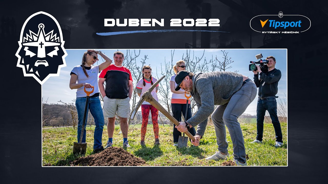 Tipsport rytířský měsíčník - duben 2022: Jaromír Jágr vysazoval strom!