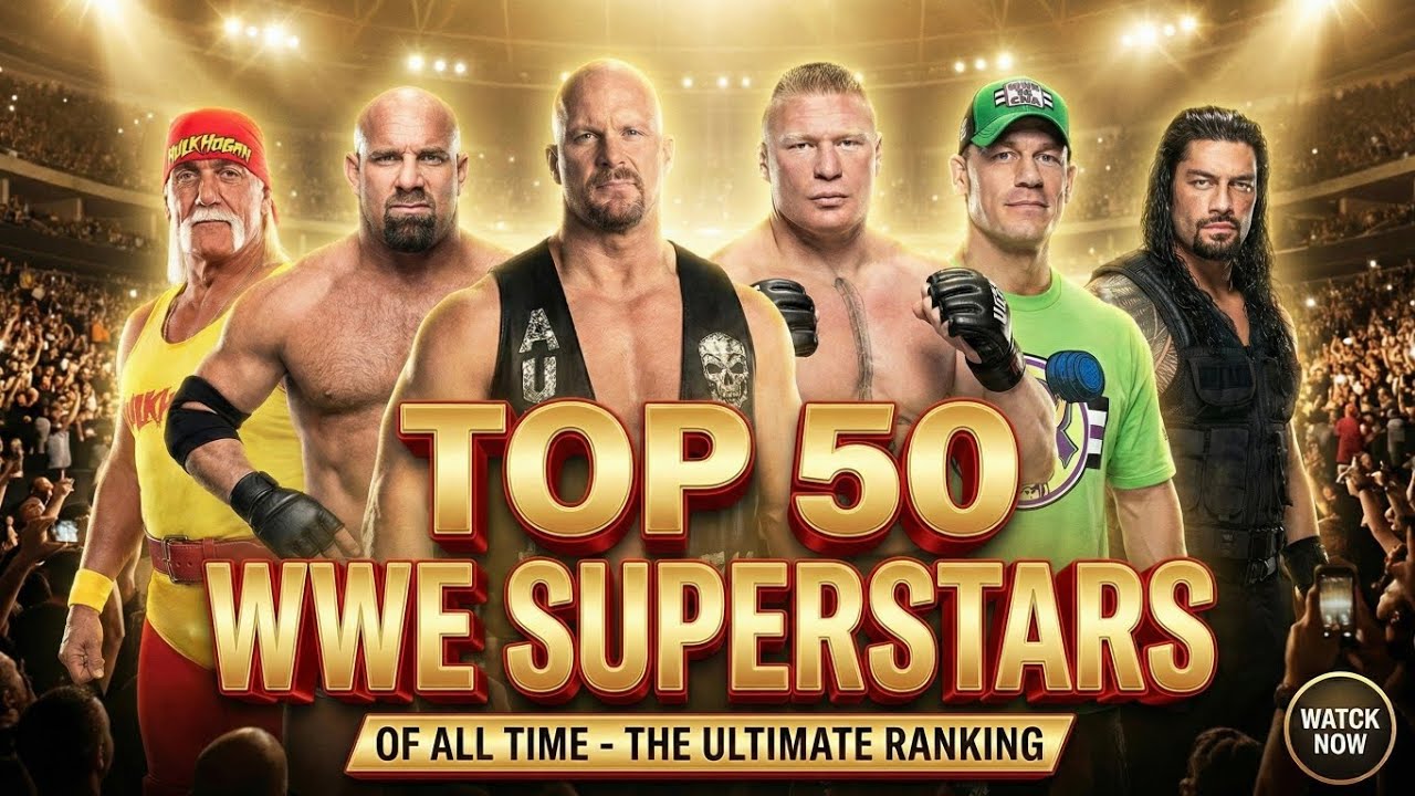Top 50 WWE Superstars of All Time! From Legends to Modern Icons