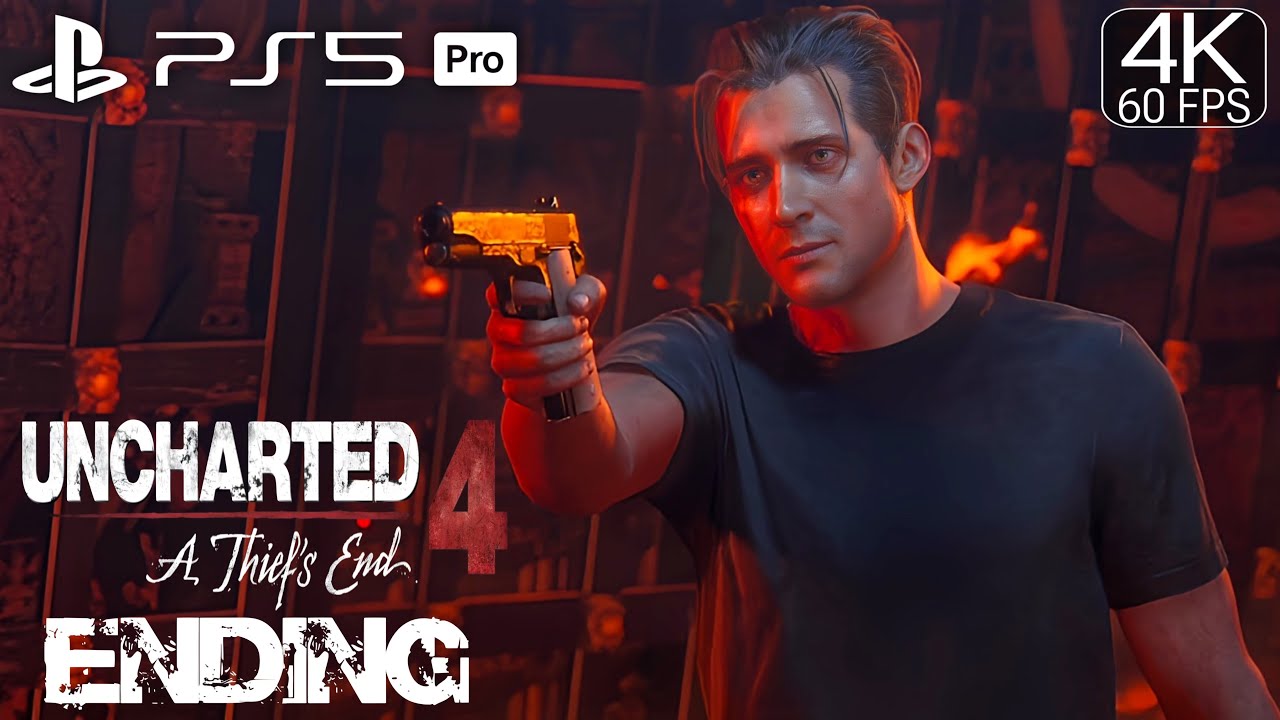 Uncharted 4: A Thief’s End Walkthrough Ending - No Commentary - 4K HDR 60FPS
