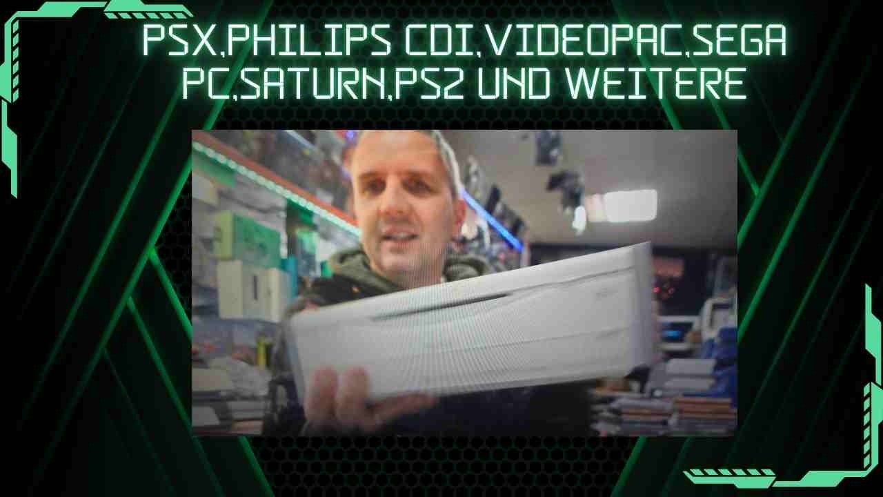 Ich zeige PSX,Amiga CD 32,Philips-CDI-Videopac,Sega-PC,Saturn,PC CDROM,PS2 und weitere Systeme