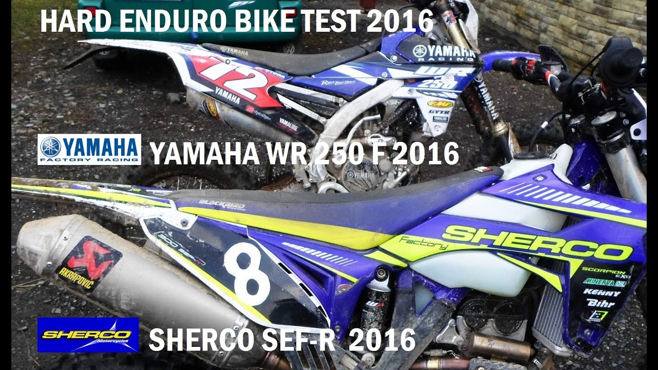 2016 SHERCO 300 SEF-R vers. YAMAHA WR250F RSWR TEST