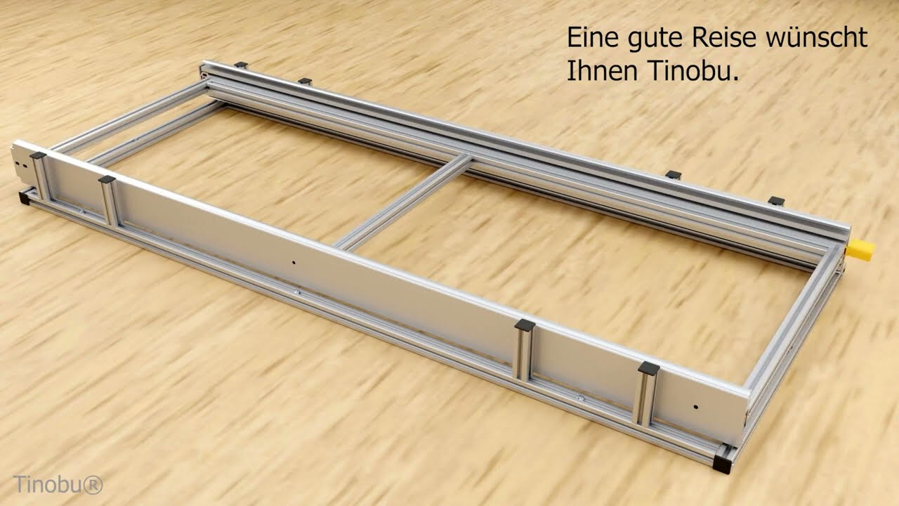 Zusammenbauanleitung von unserem Schwerlastauszug - Heckauszug von Tinobu® | Für die Heckgarage