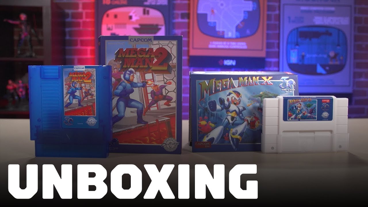 Unboxing Mega Man's Gorgeous Retro 30th Anniversary Cartridges