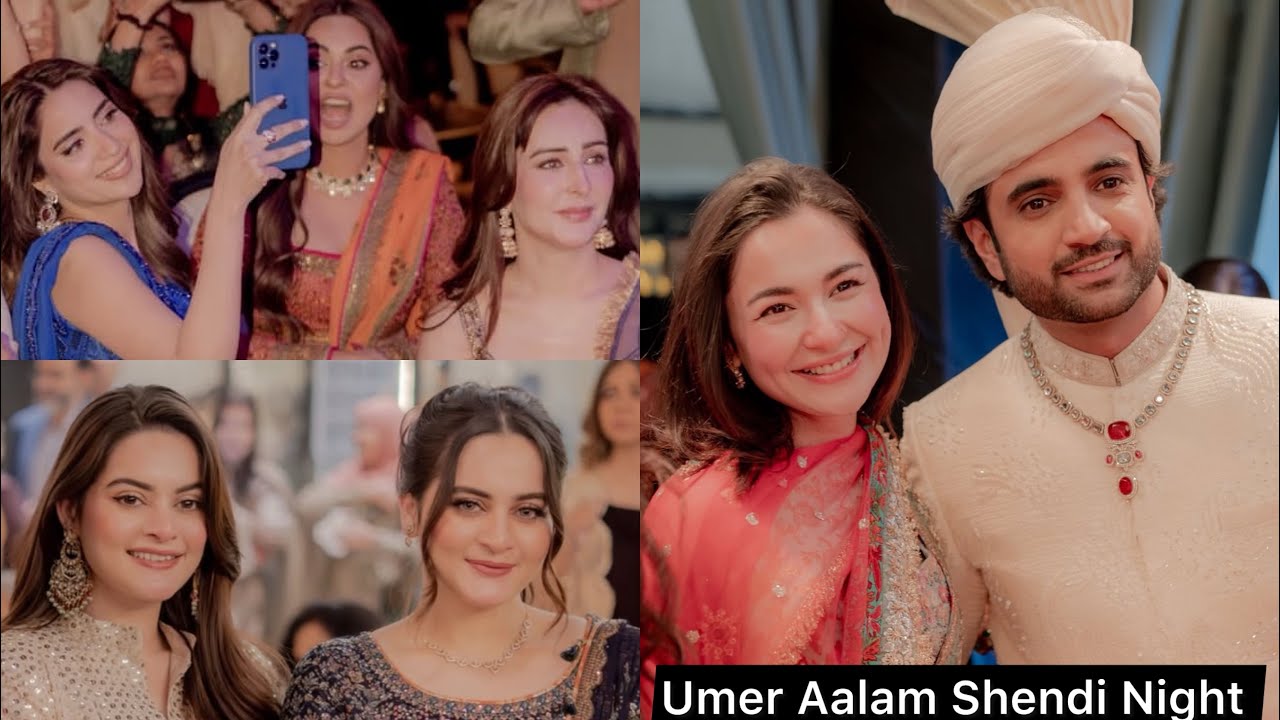 #umeralam shendi Night #HaniaAmir #aimankhan #minalkhan #rabeecakhan #wedding #yashmagill #laibakhan