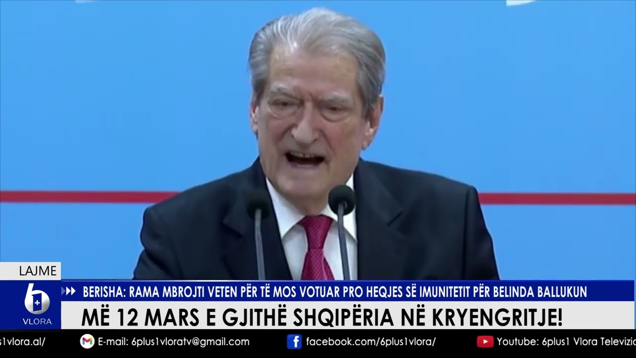 Më 12 Mars e gjith Shqipëria në kryengritje! Berisha: Rama mbrojti veten