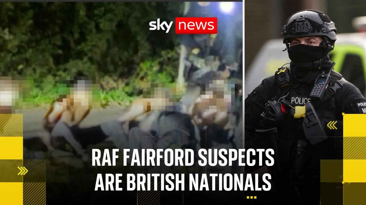 Задержанные по делу о теракте на базе RAF Fairford &mdash; граждане Великобритании из Лондона
