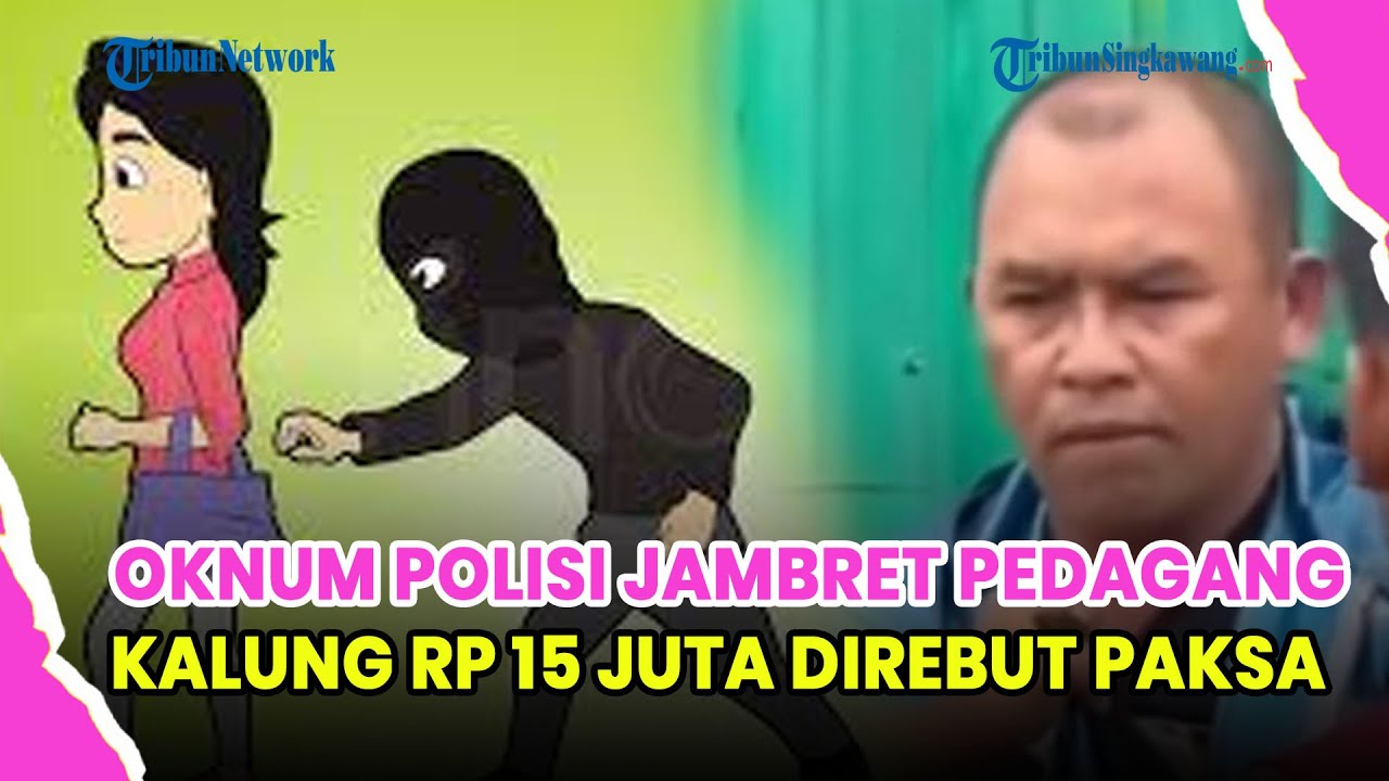 🔵TERJERAT UTANG! OKNUM POLISI NEKAT JAMBRET EMAS DI PASAR TABANAN