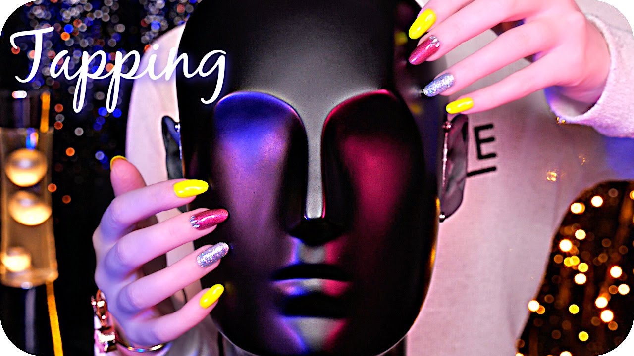 ASMR Tapping Binaural Dummy Head Mic 🗿 (NO TALKING) 3D Sounds for Sleep, Study & Headache Relief