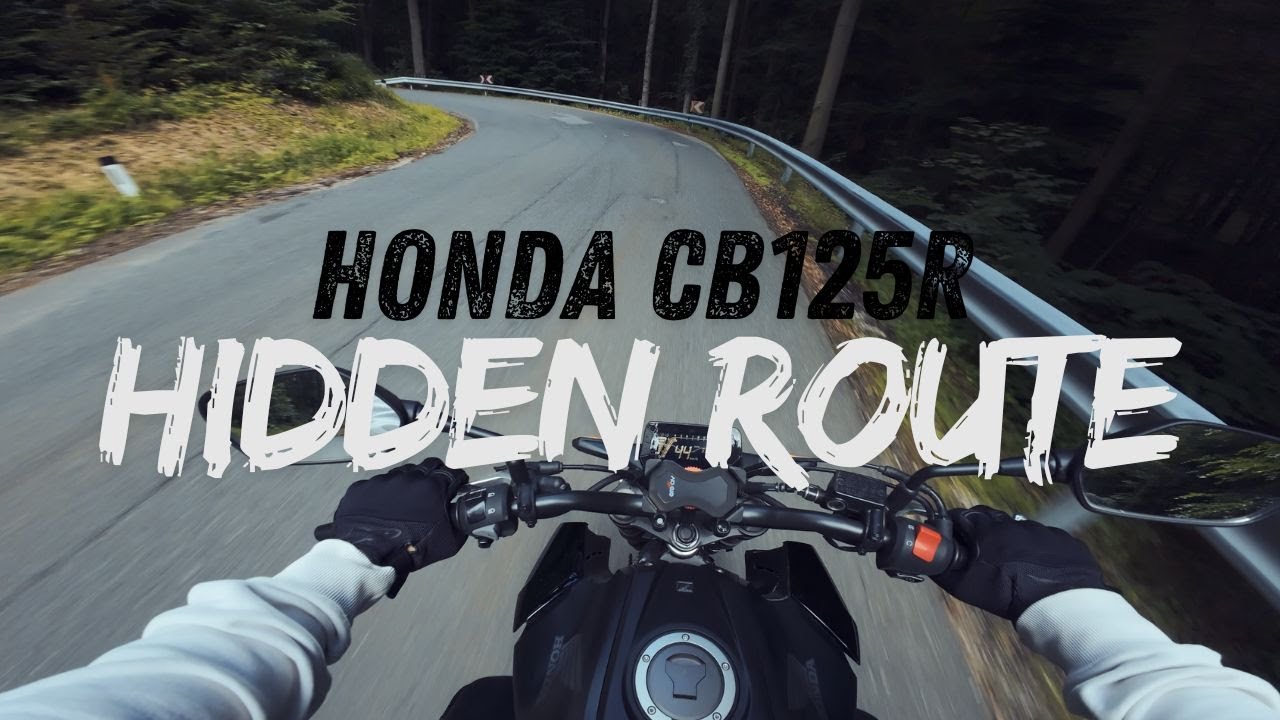 Honda CB125R | Discovering a Hidden Route Through the Woods | POV Ride in 4K