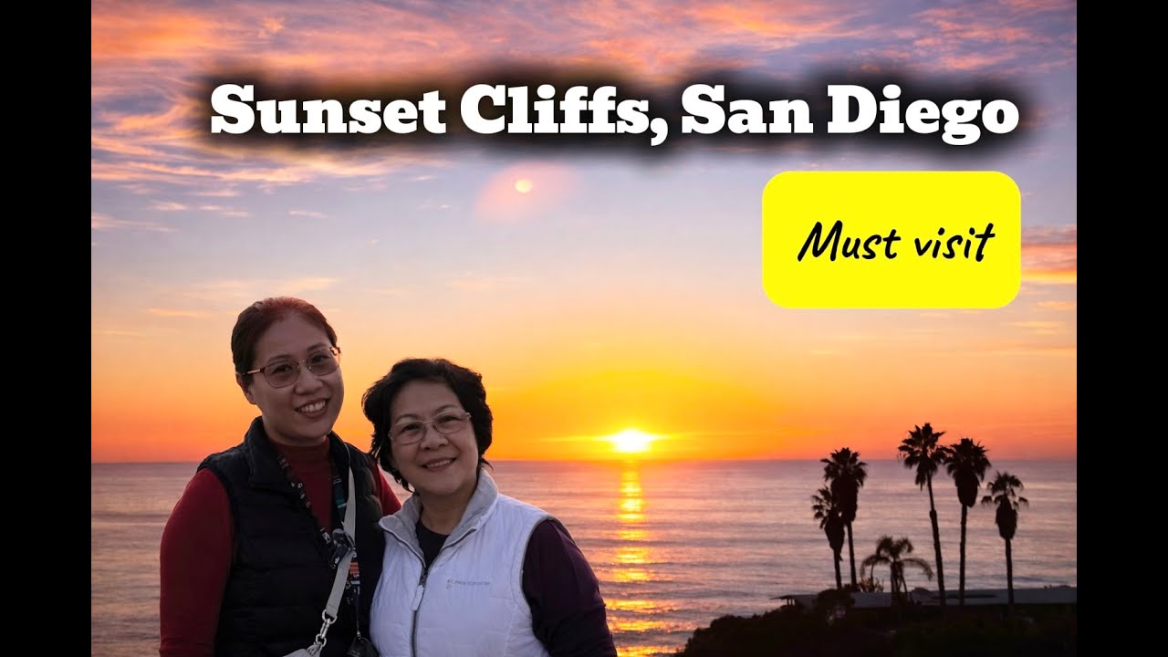 Sunset Cliffs California 🌅 – Cảnh Hoàng Hôn Đẹp Nhất | Relaxing Views