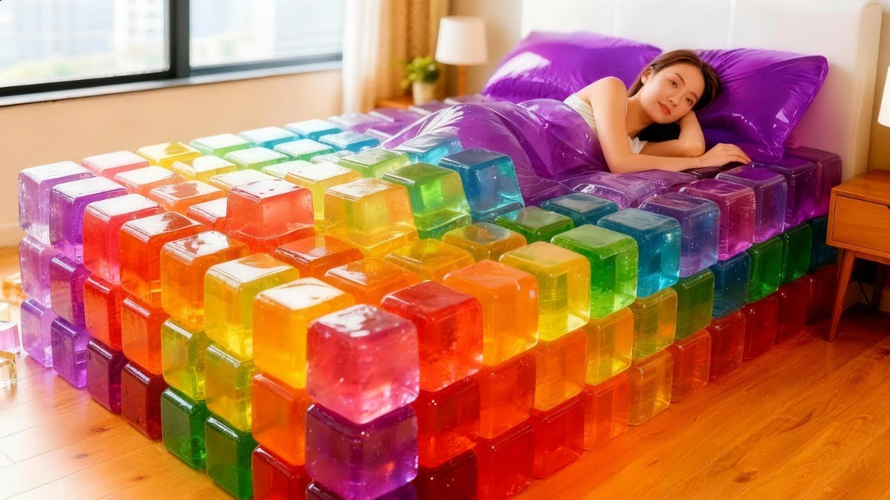 Which Dream Bed Would You Choose? 🛏️🦋 Visually Oddly Satisfying AI ASMR for Deep Relaxation