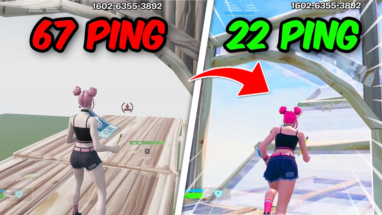 Как мгновенно снизить пинг в Fortnite