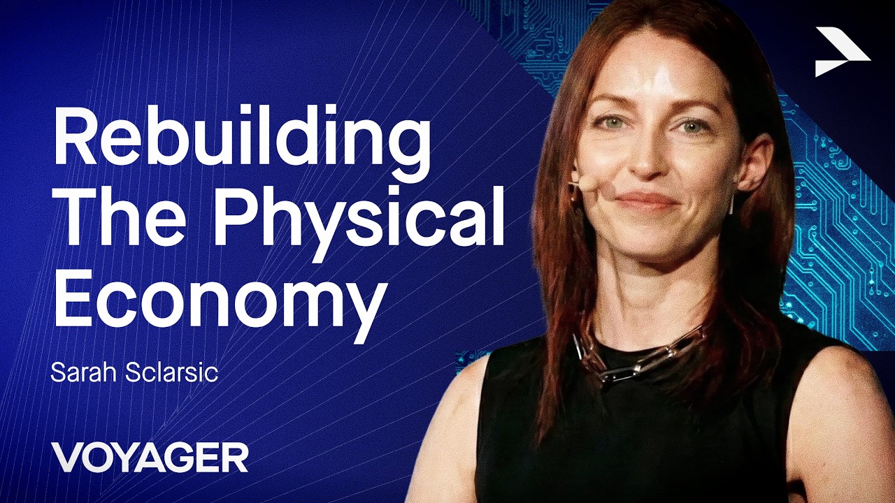 Why Industrialization Requires Decarbonization | Sarah Sclarsic, Voyager Ventures
