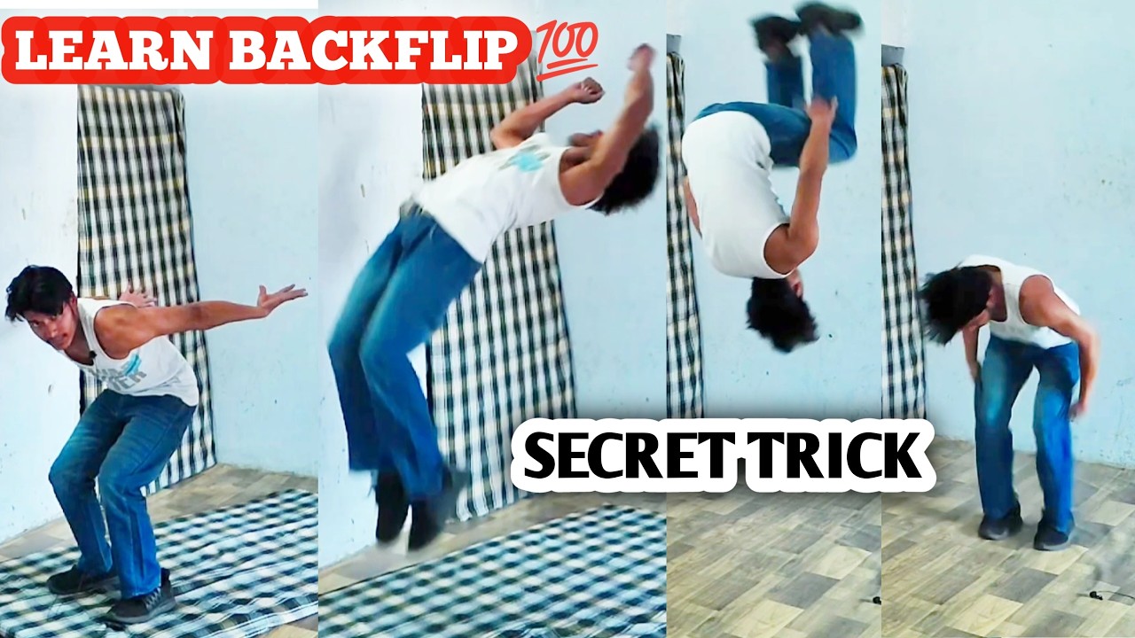 How to do a Backflip | Backflip Tutorial for Beginners | Learn Back Flip at Home