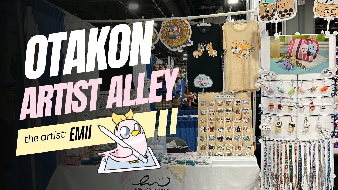 FORGOT To Bring My Banner ♥ Otakon 2023 Artist Alley || EmiiCreations