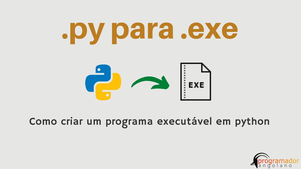 Como criar um executável em python