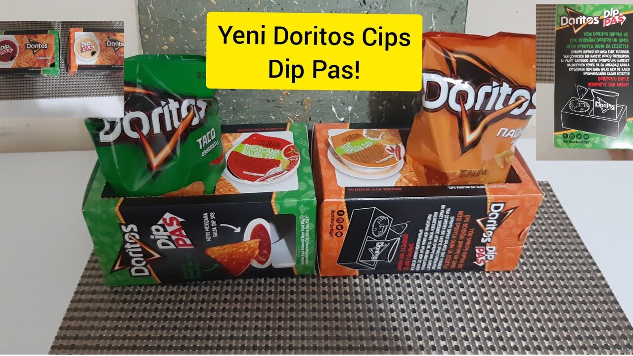 Yeni Soslu Doritos-Dip Pas Doritos!!! Salsa ve Hot Spicy Soslu!