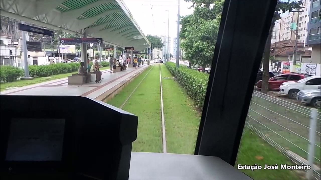 VLT da Baixada Santista Linha 1 - Terminal Barreiros a Terminal Porto